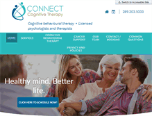 Tablet Screenshot of connectcbt.com